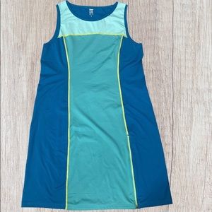 Title Nine Regulator Colorblock Sleeveless Dress Stretch, size Large